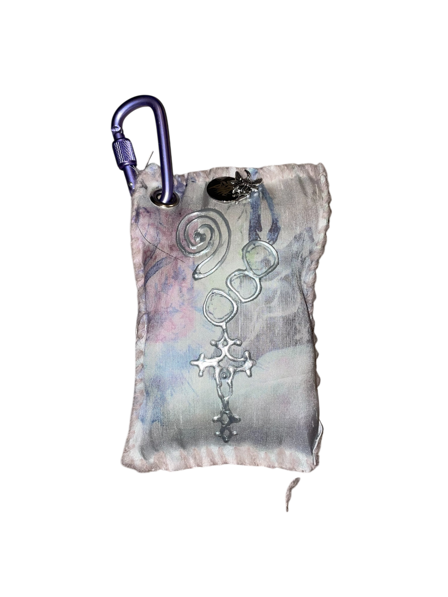 fluff silk bag charm