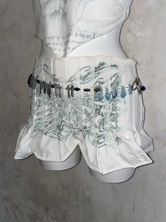eura pleated mini skirt