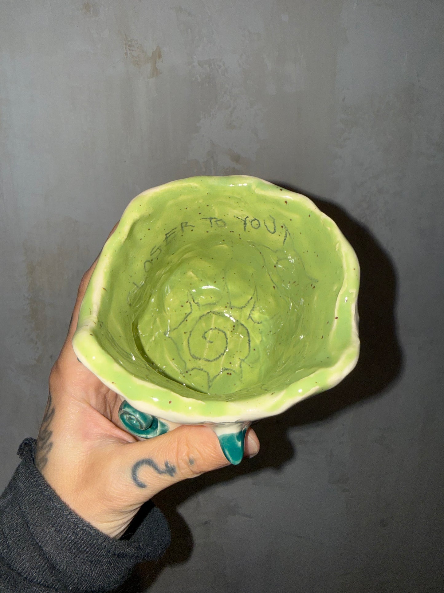 monster poem mug
