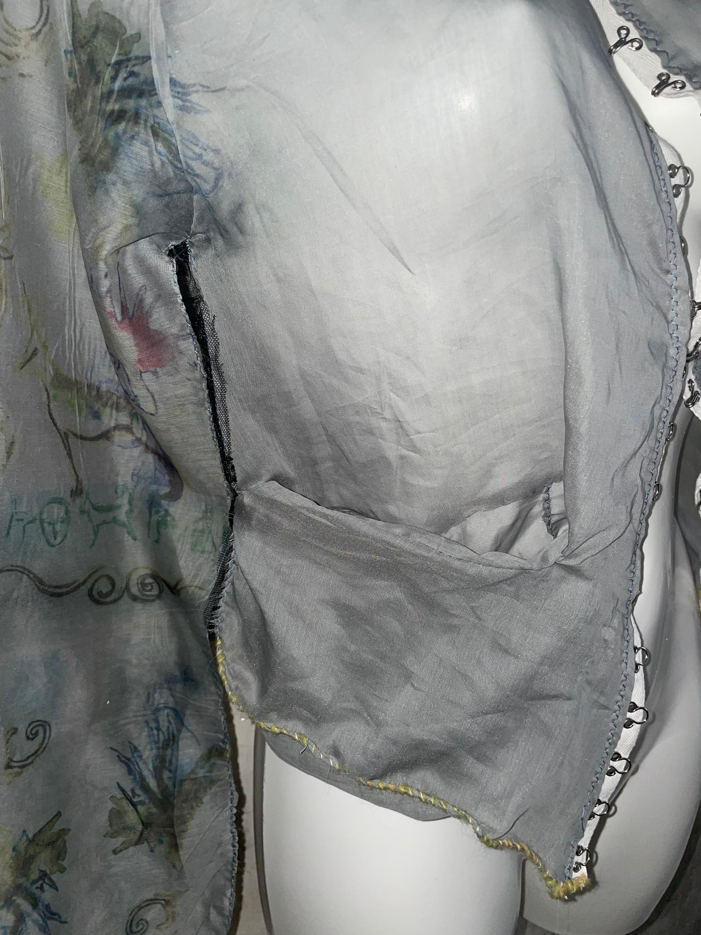 little cloud silk shirt