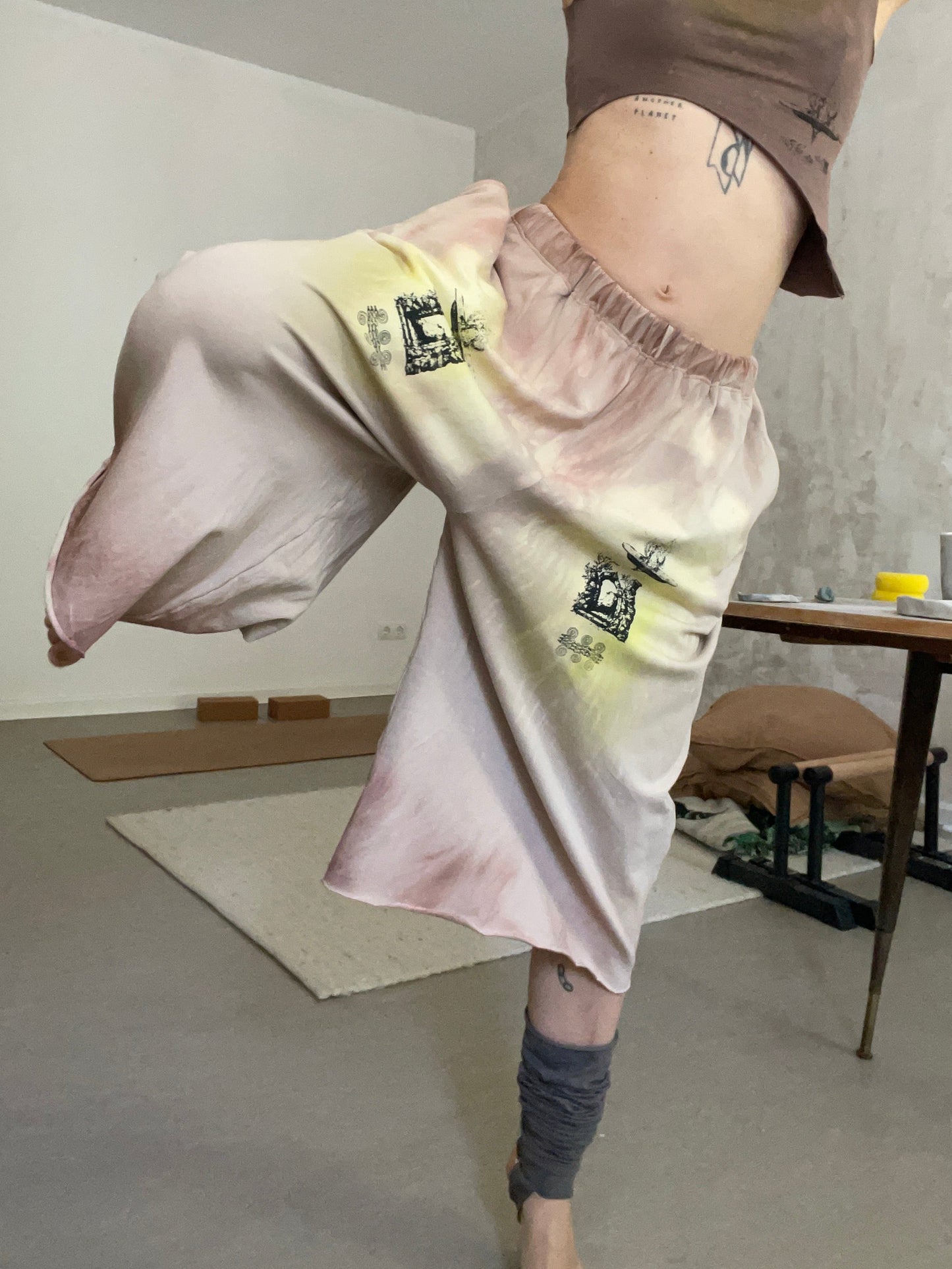 umbra wide leg shorts