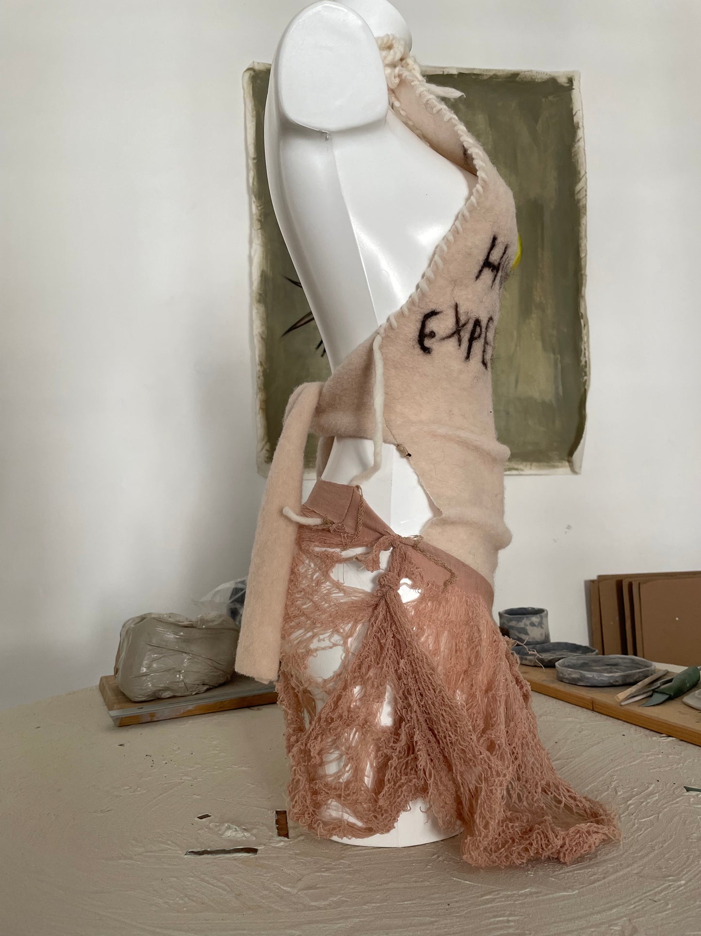 human experience wool dress