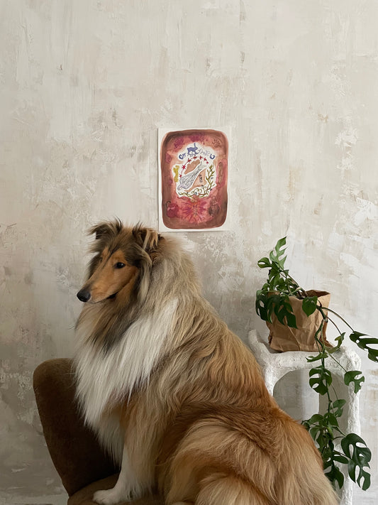 art print under the earth