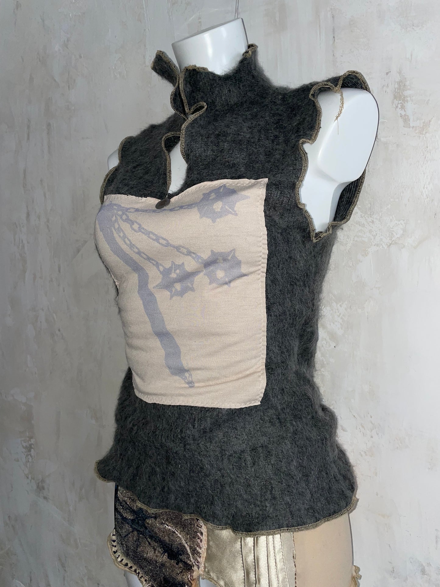 weapon wool top
