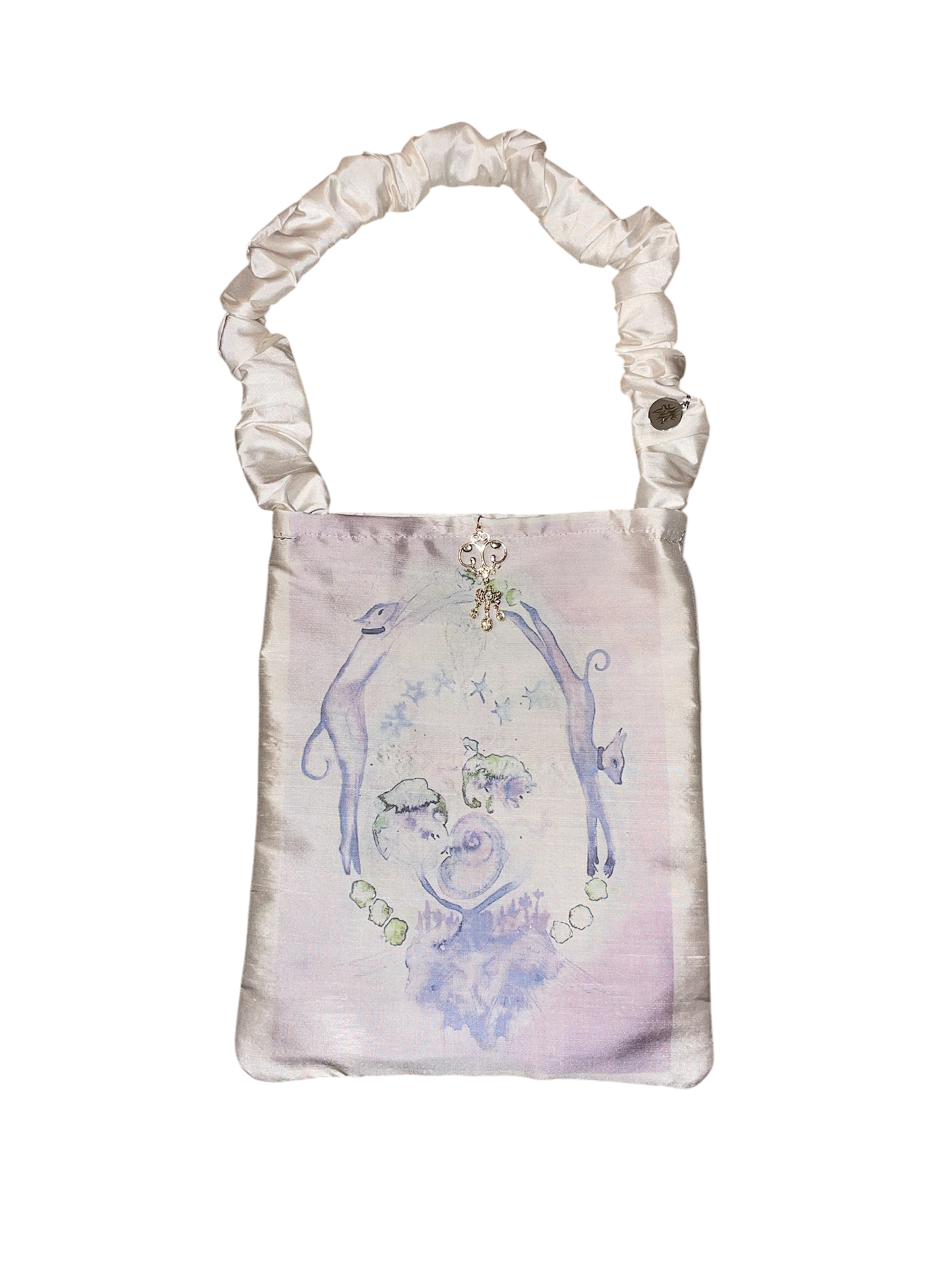 silk tote bag