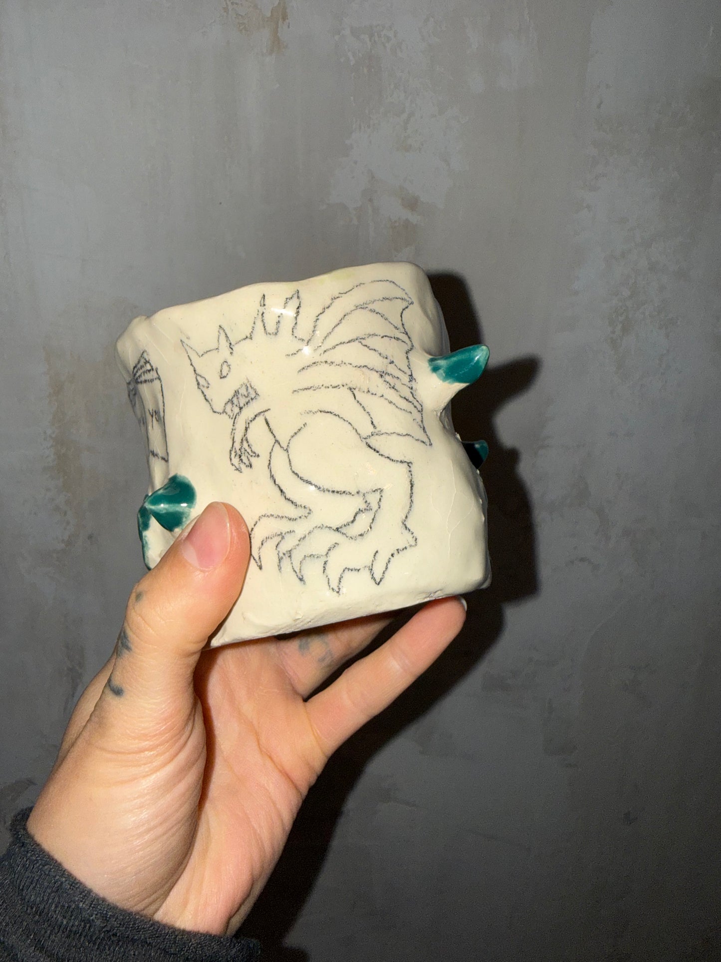 monster poem mug