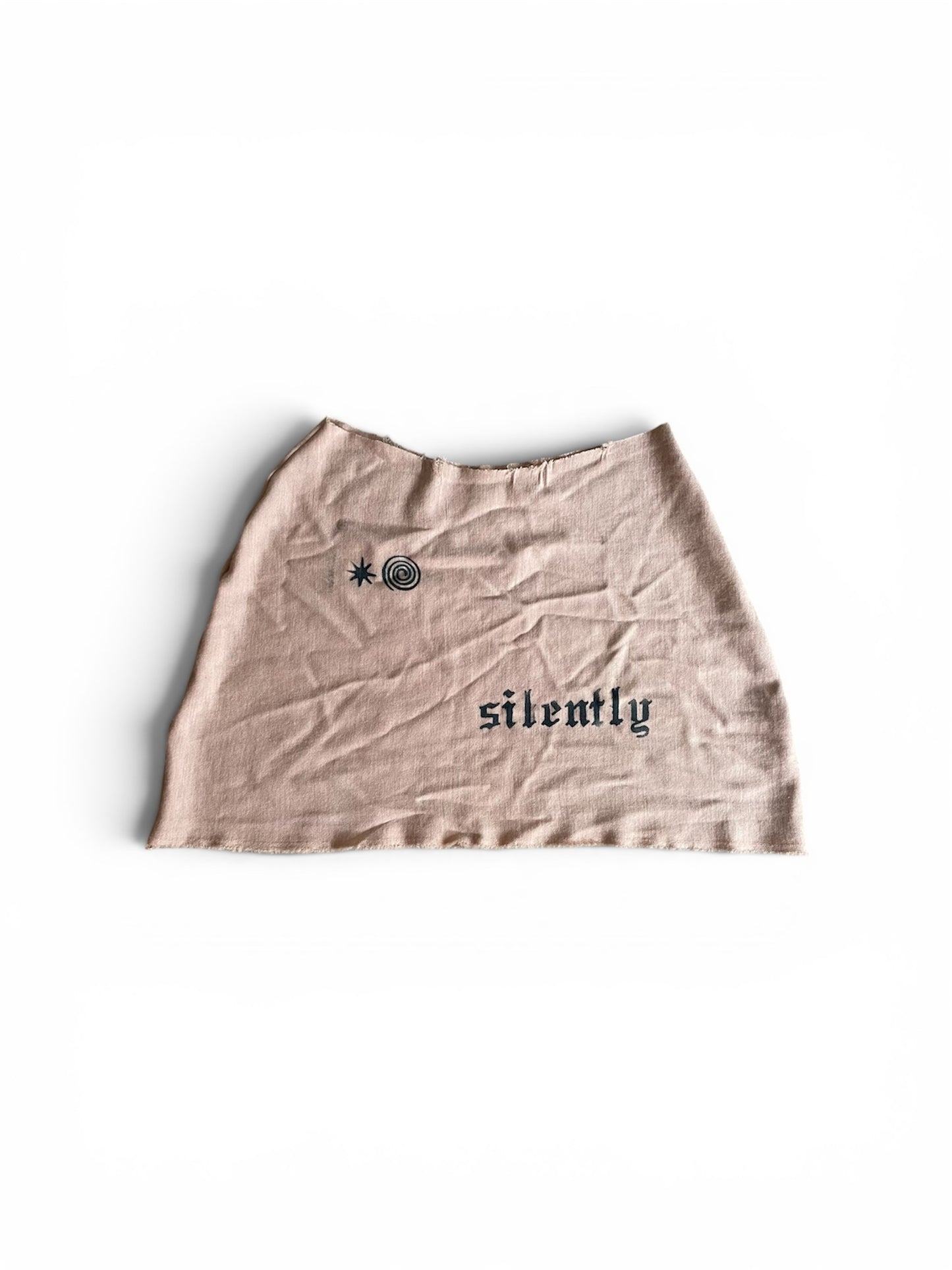 silently merino wool skirt