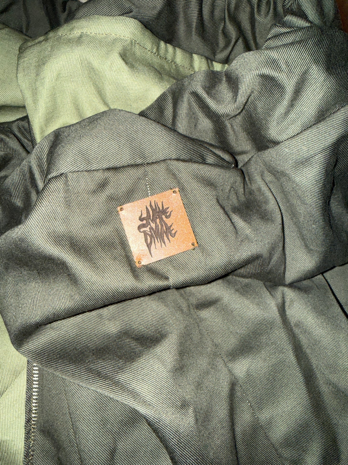 mushroom pants khaki