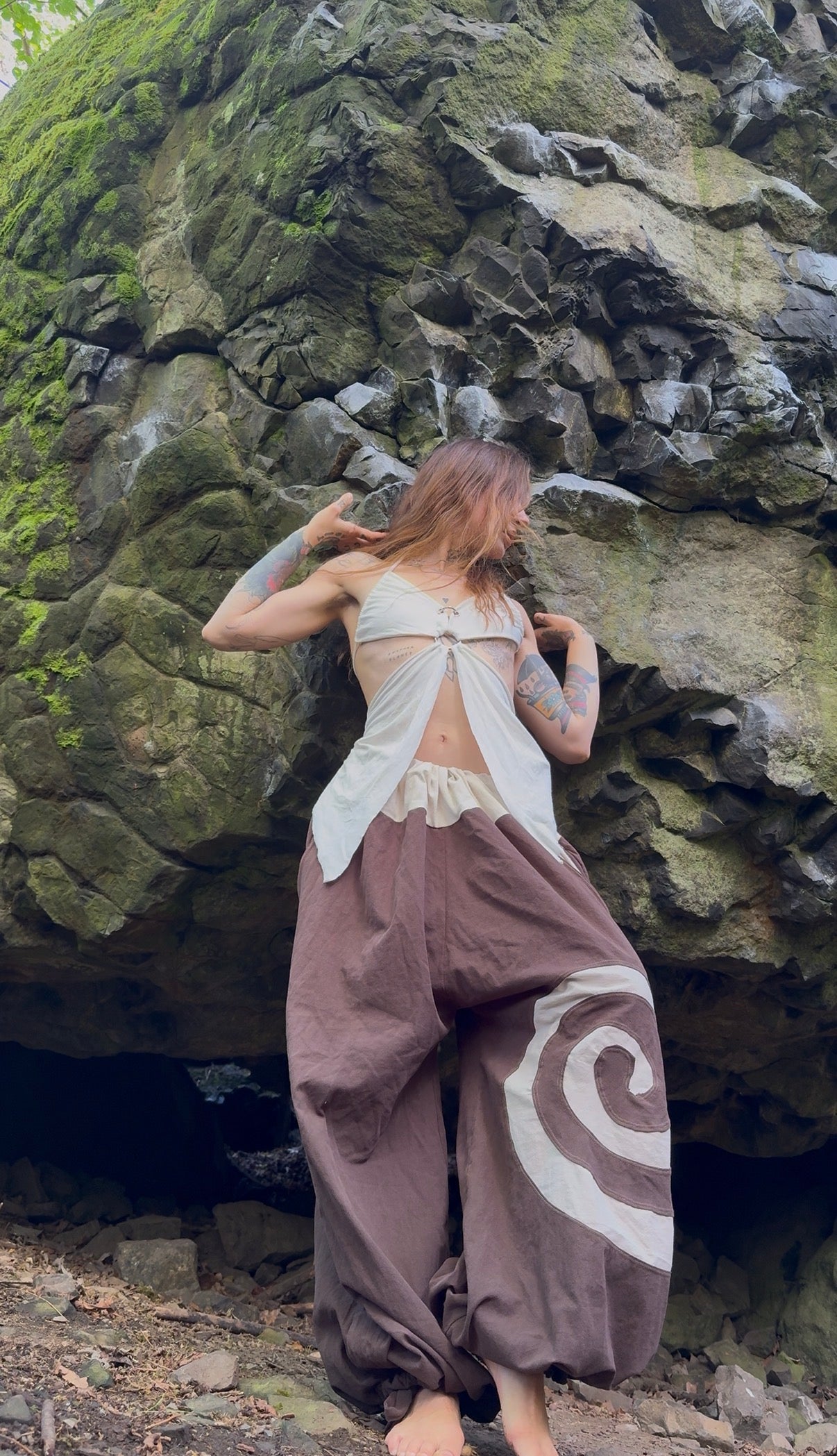choco swirl balloon pants