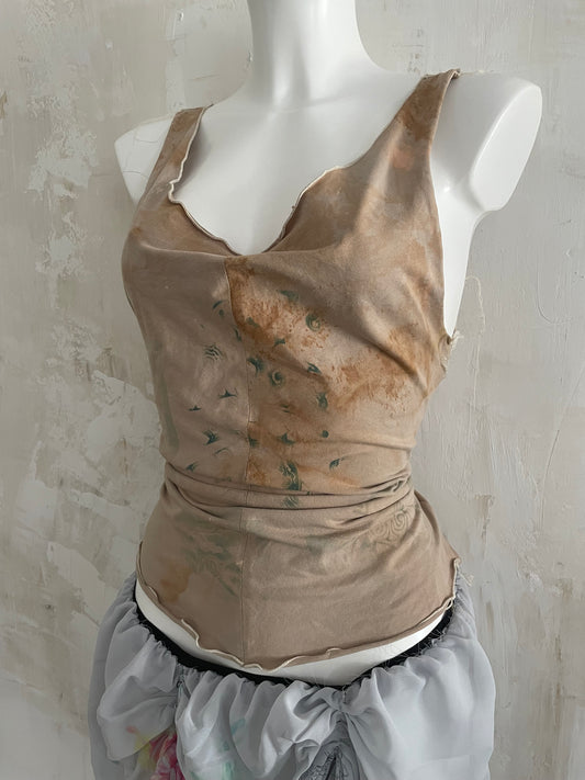 mud top hand-dyed