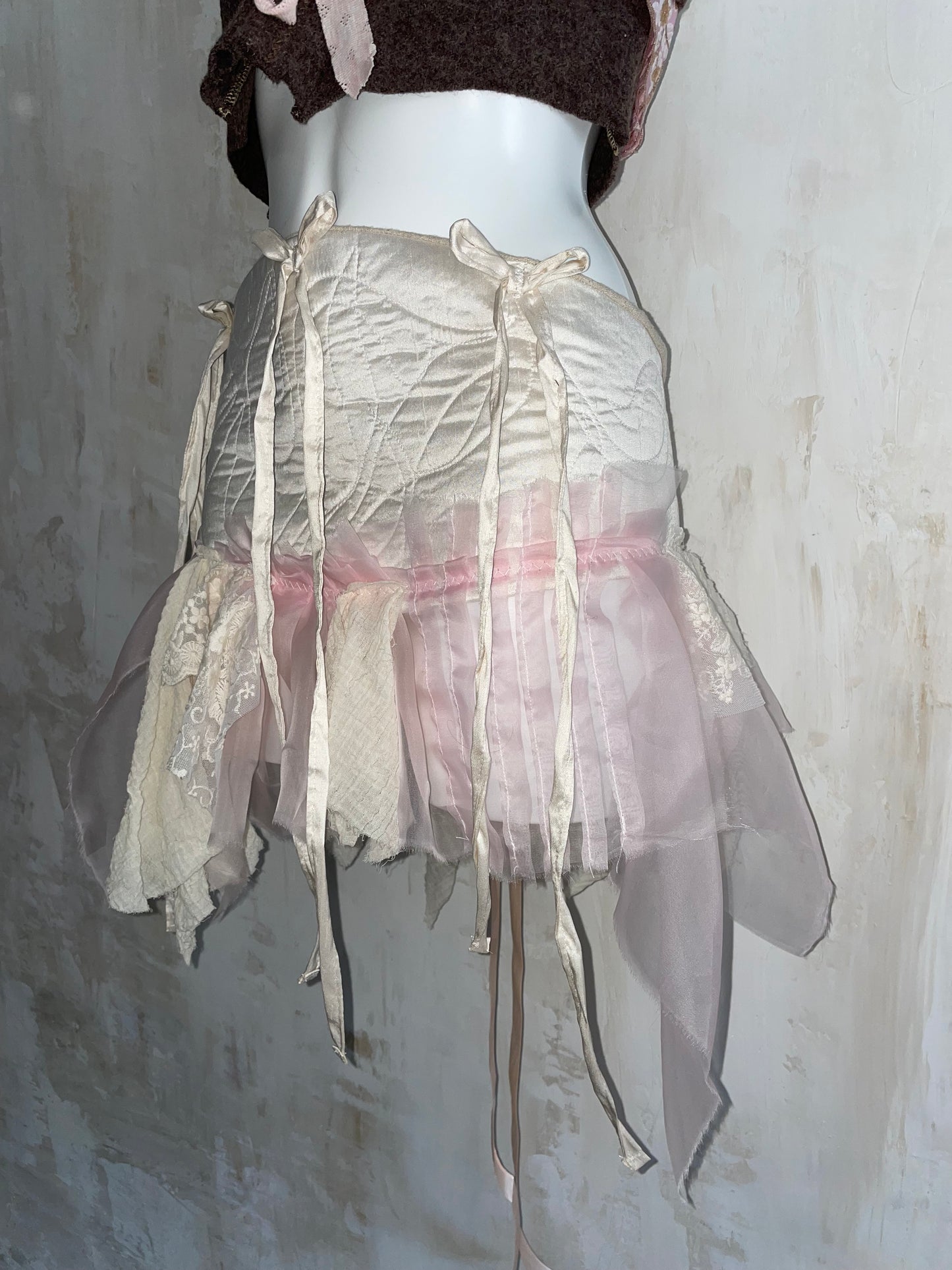 wild silk overskirt