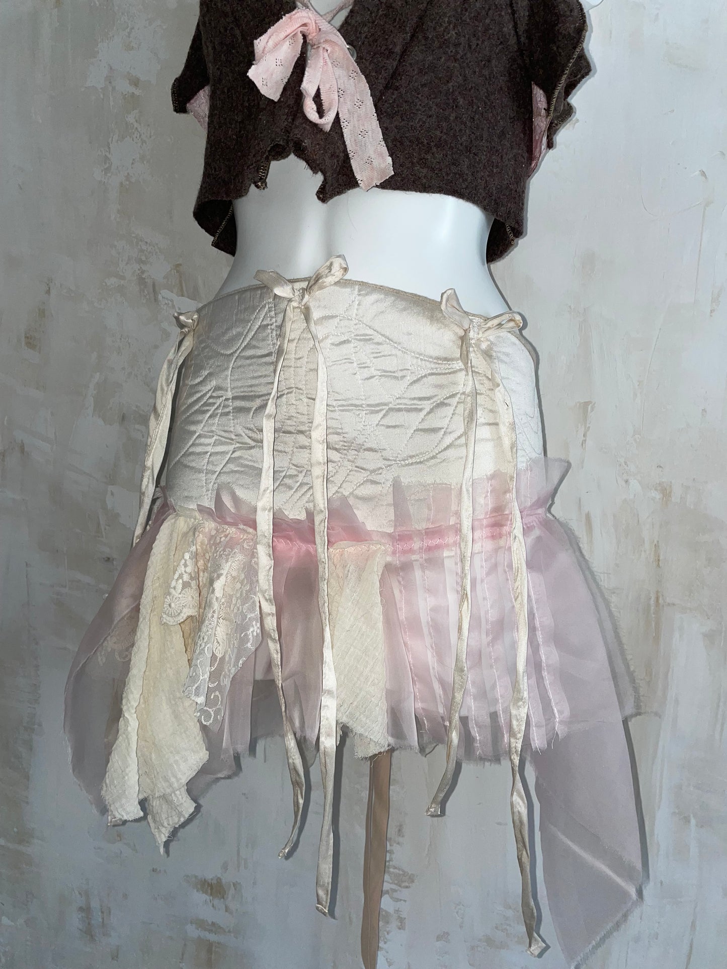 wild silk overskirt