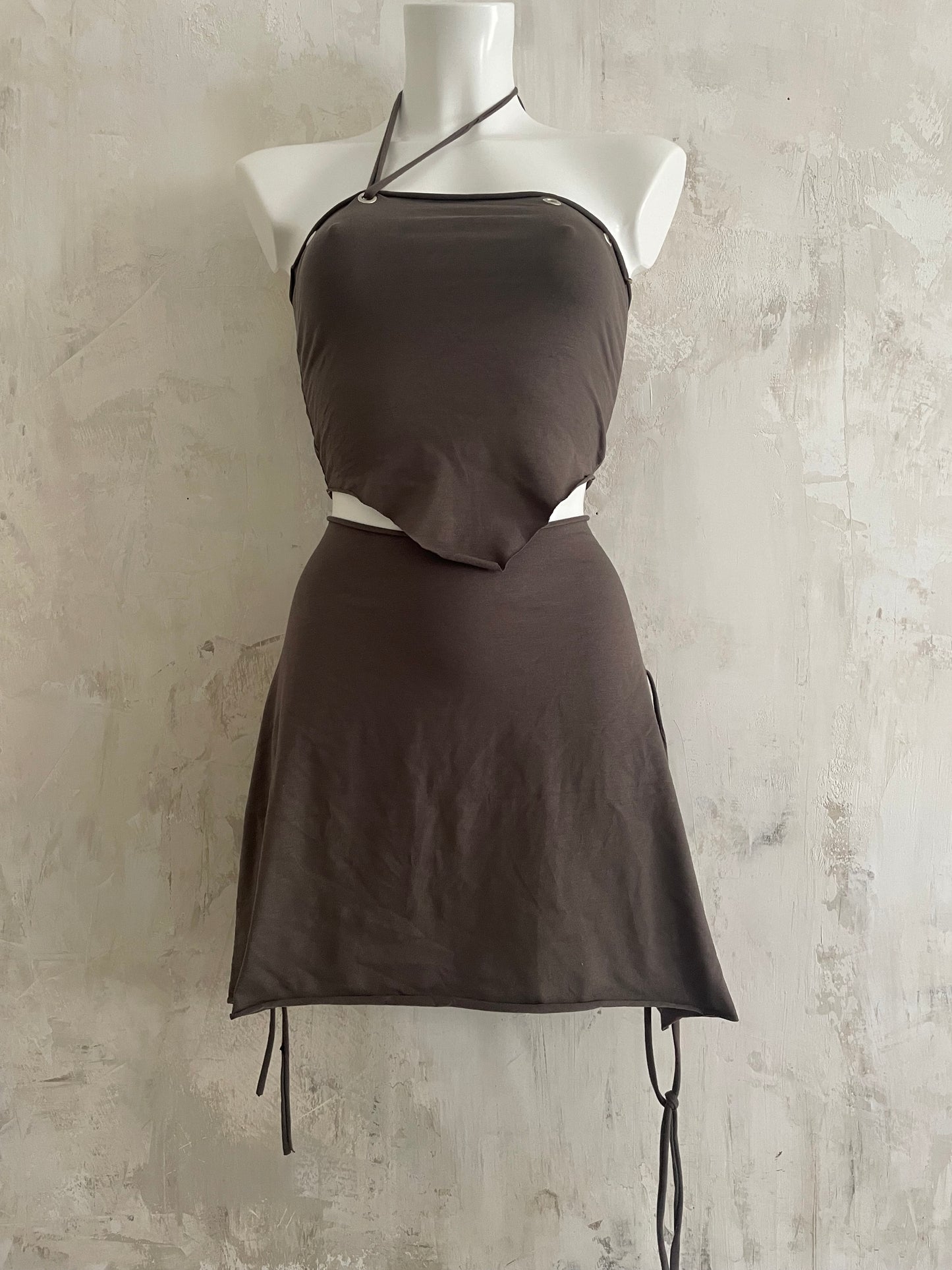ara tube top and skirt set