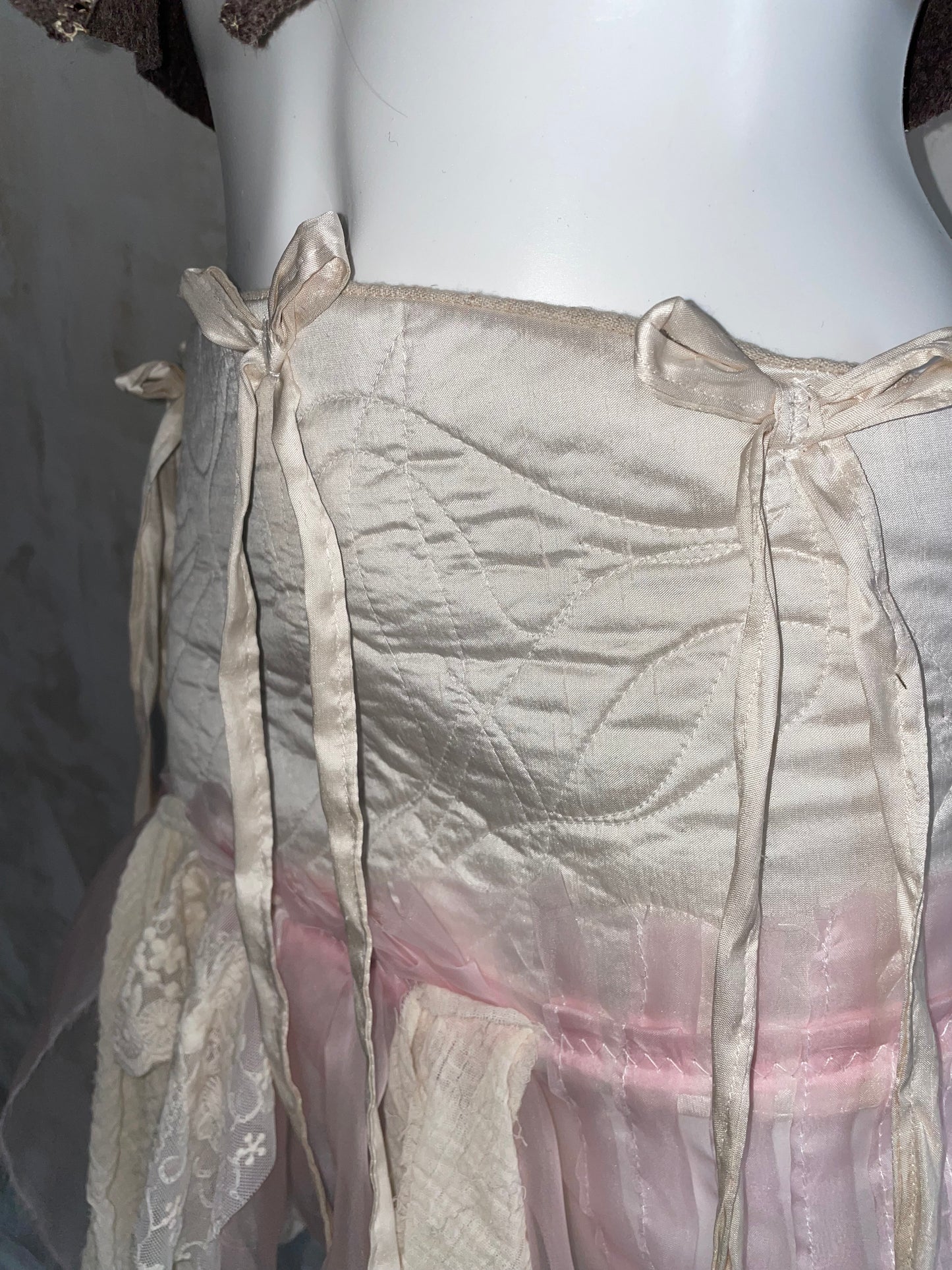 wild silk overskirt