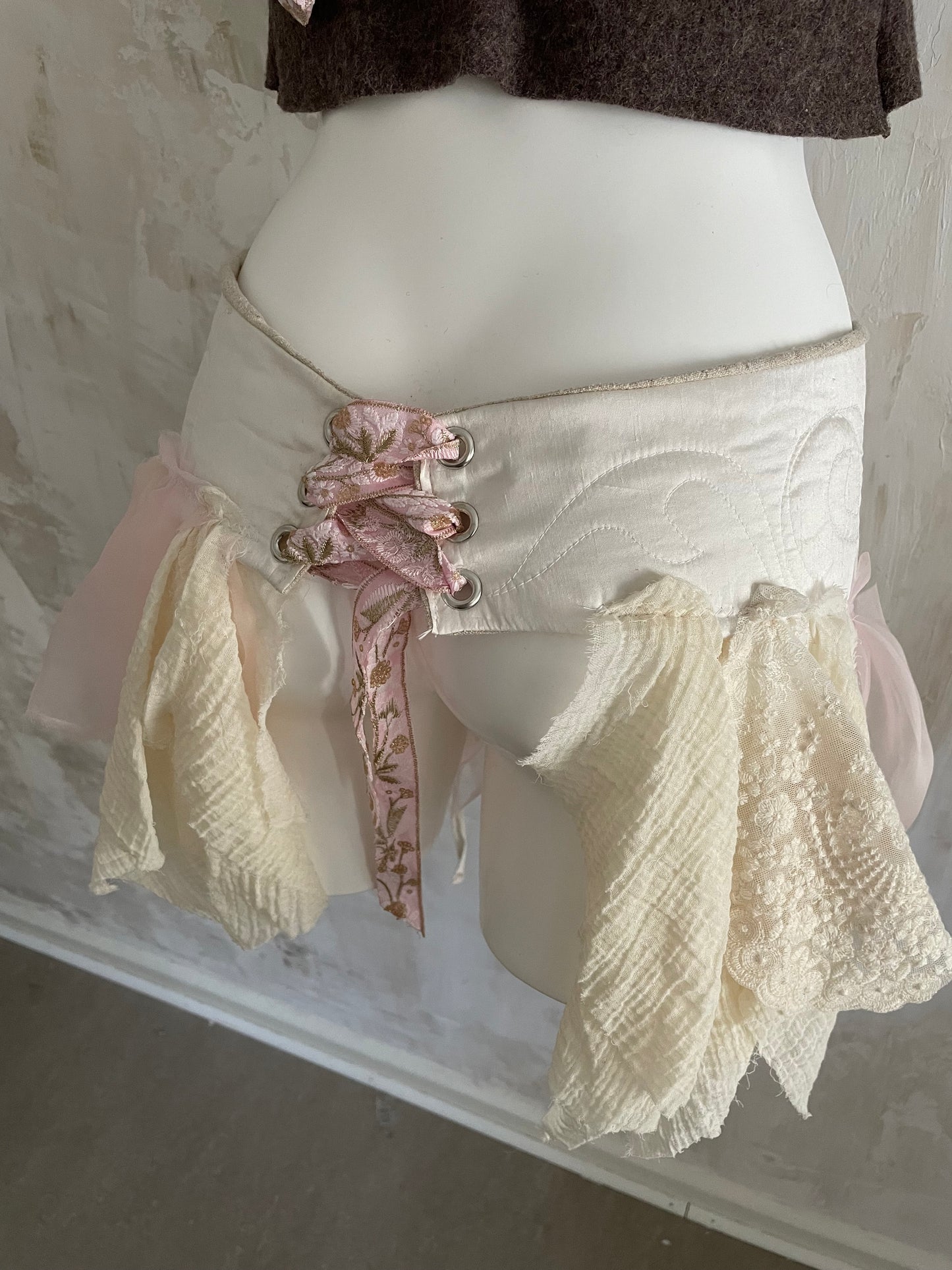 wild silk overskirt