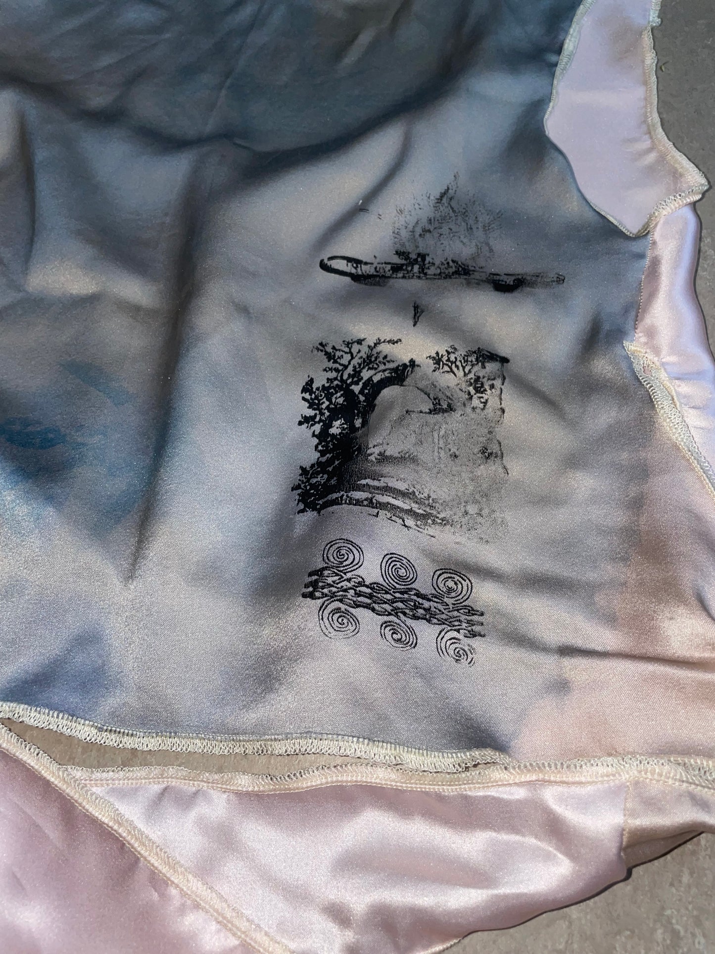 rosewater silk top