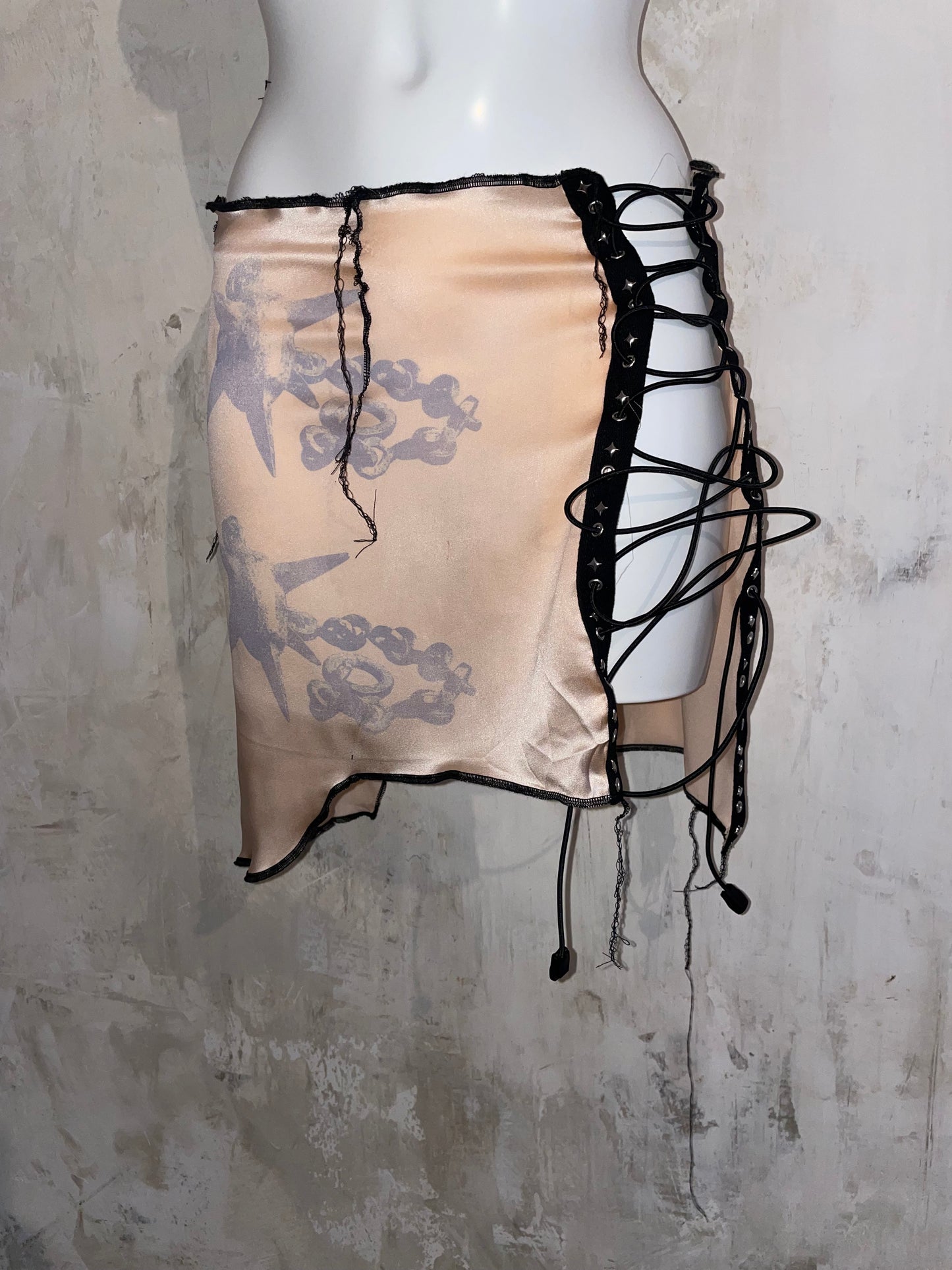 morgenstern silk skirt