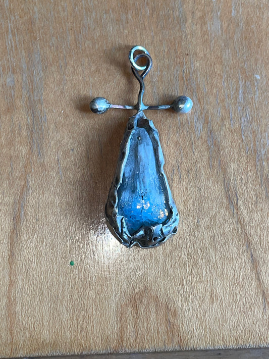 icy springs silver pendant