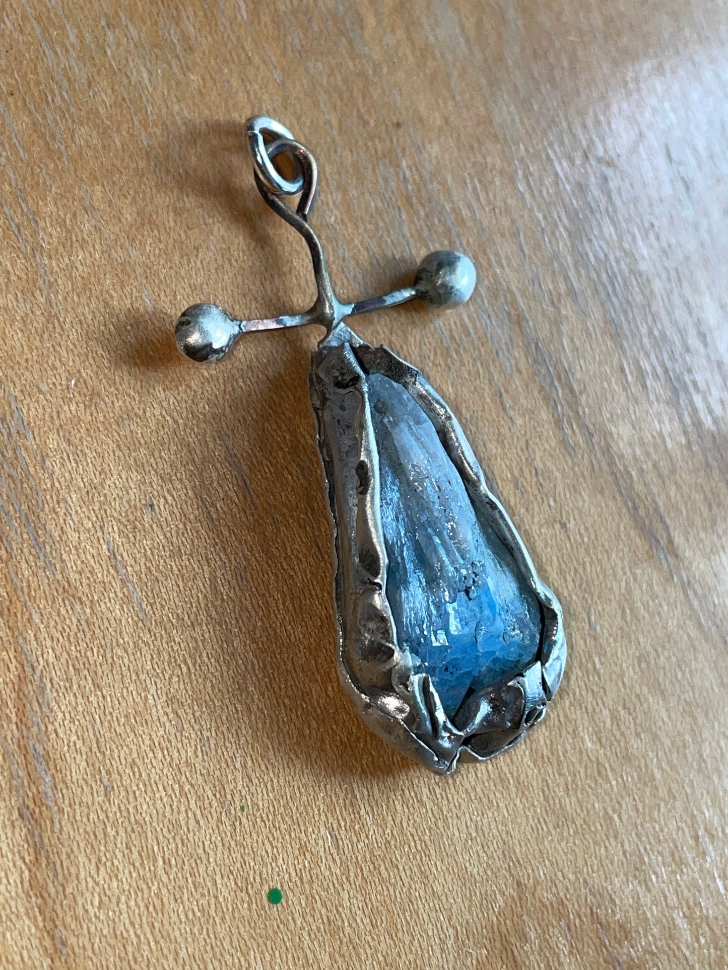 icy springs silver pendant