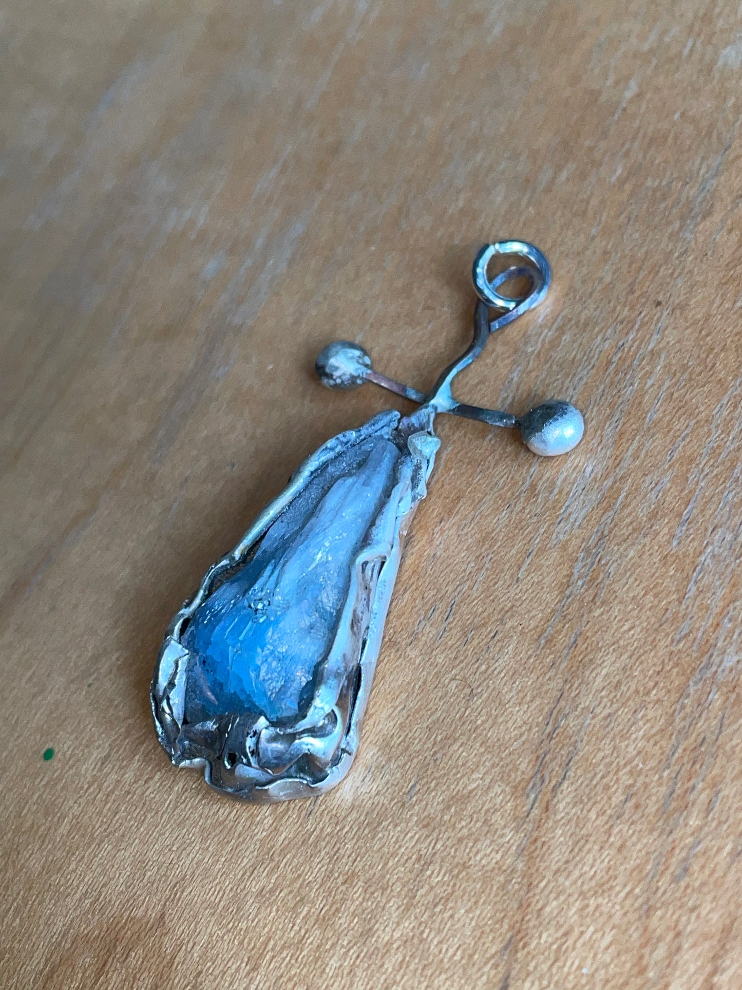 icy springs silver pendant