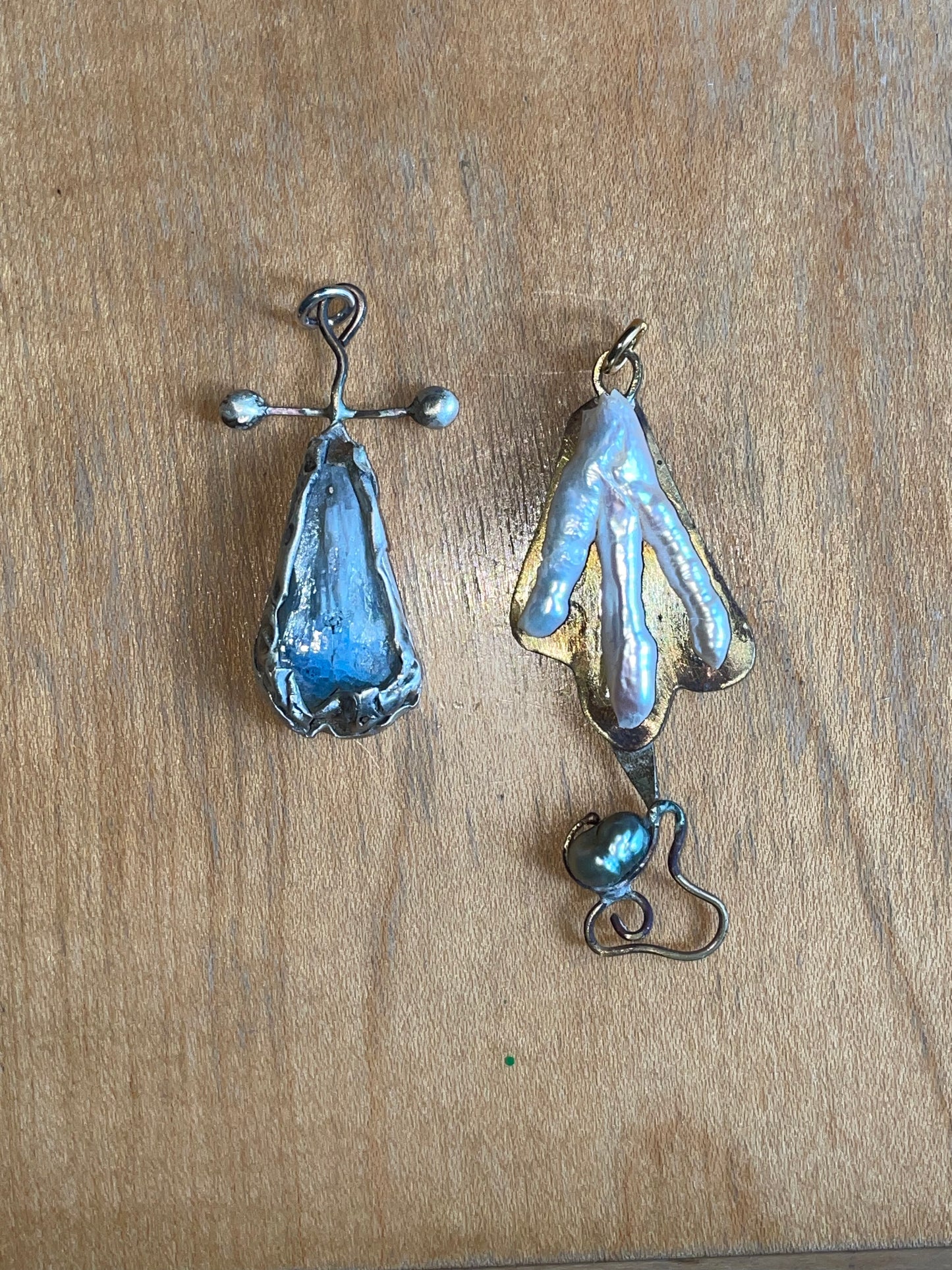 icy springs silver pendant