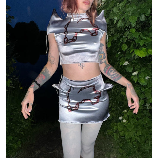 spike chains skirt