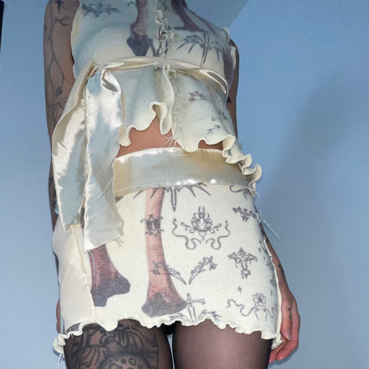 porcelain bones skirt