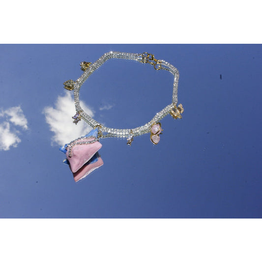 future cyborg rhinestone choker