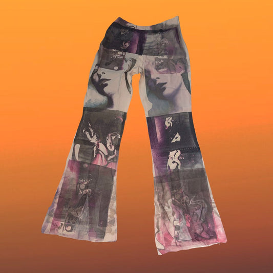 face pants reworked vintage