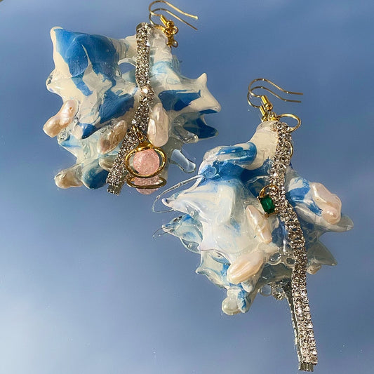 cloud formation earrings