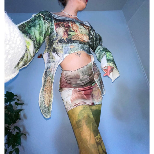 gallery bouclé oversized knit jumper