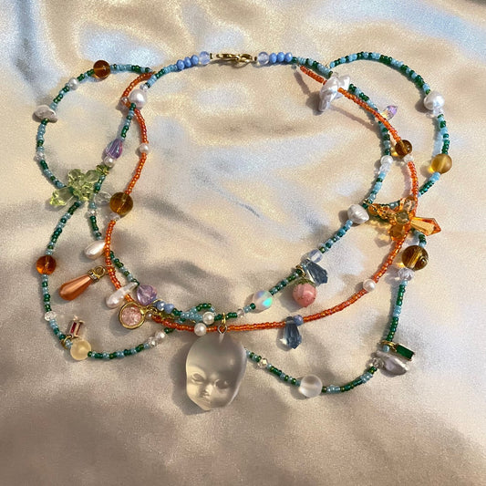 baby water and earth choker