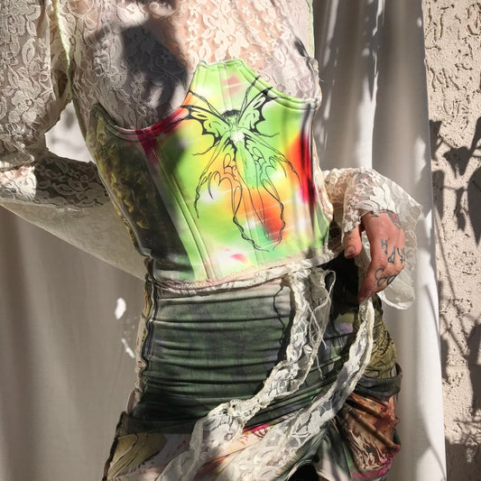 rave fairy corset top