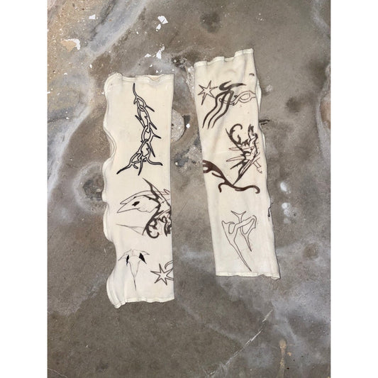 celestial flakes arm warmers