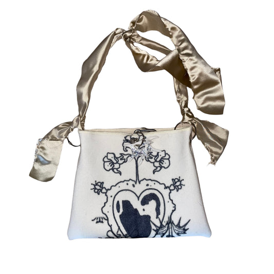 porcelain heart bag