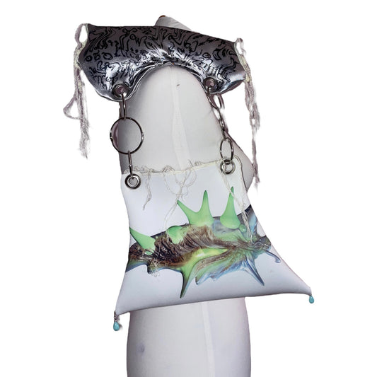 silver cocoon bag