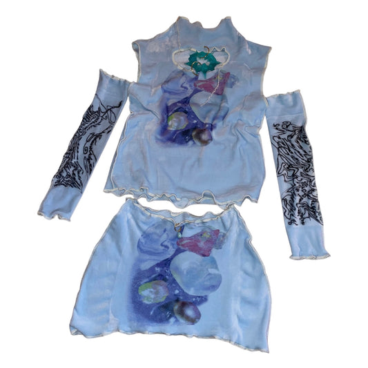 aqua 3-piece set