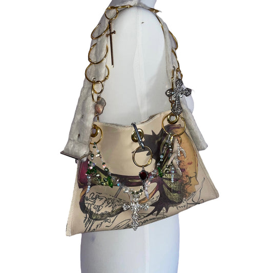 vase embellished bag