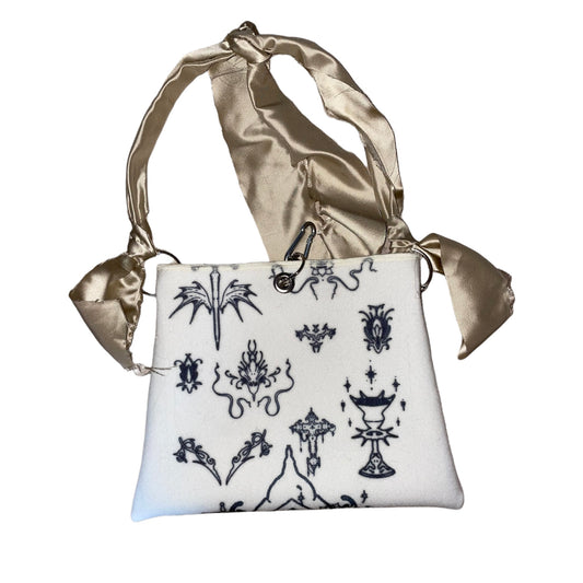 porcelain heart bag