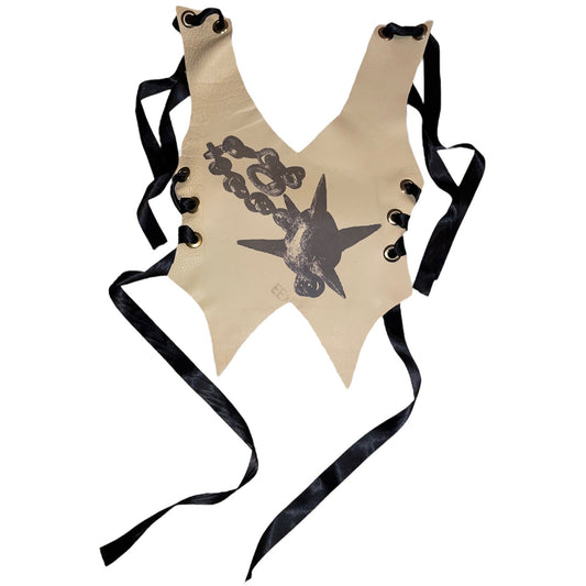 salt and weapons leather vest
