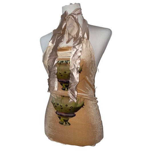 porcelain vase neckholder top