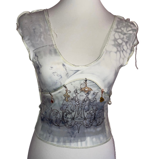 chandelier bustier top