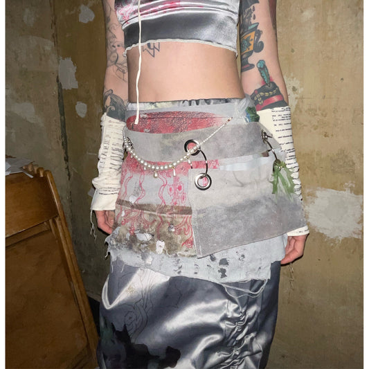 stone leather belt
