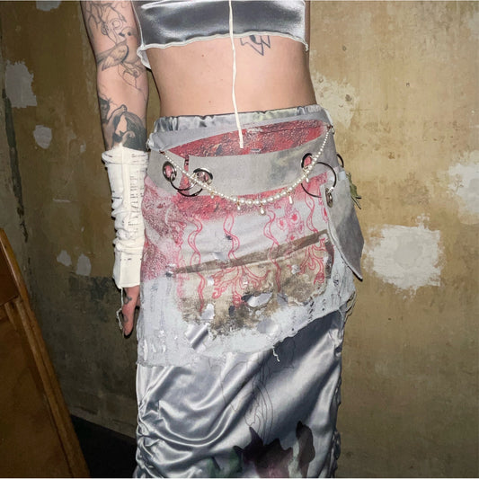 stone leather belt