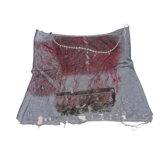 kiss on stone mini skirt