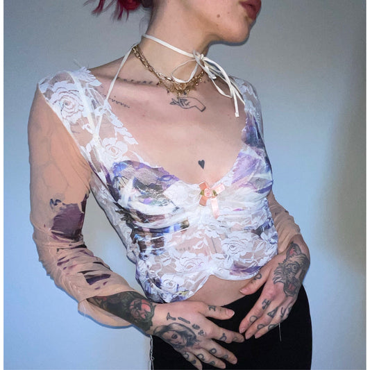 aries ruffled top