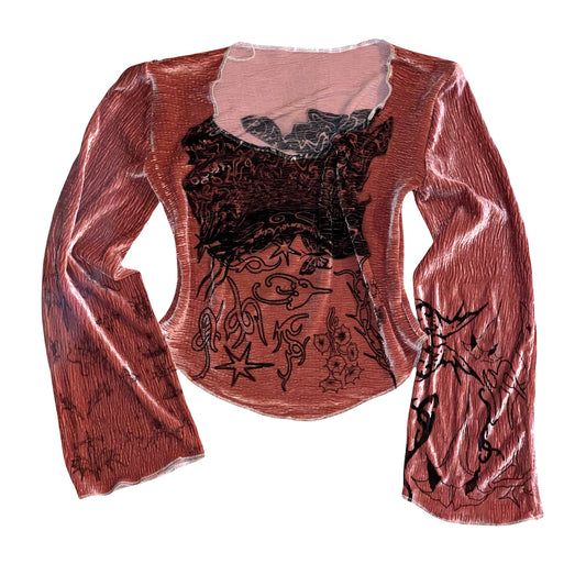 salmon plate longsleeve