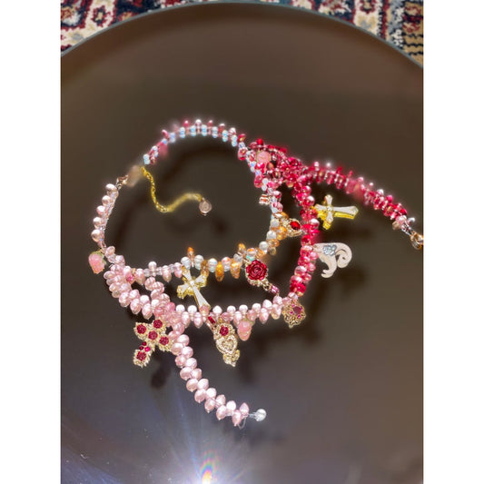 pomegranate choker