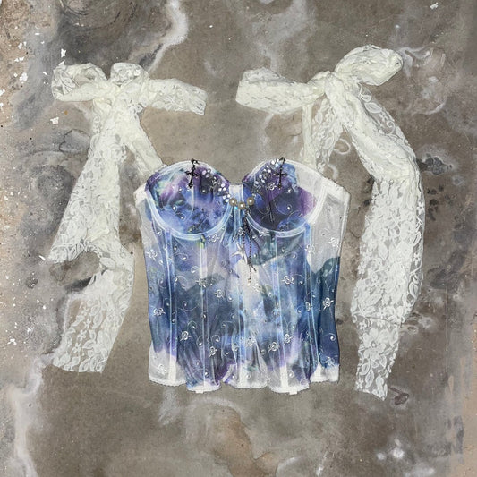 swirl reworked corset