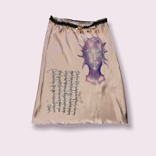 rose inscription skirt